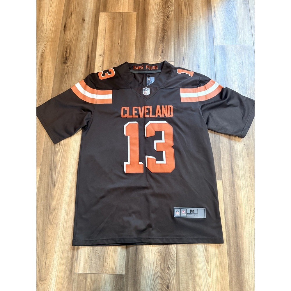 Official NFL Football Jersey Cleveland Browns Beckham Jr Medium 13 Dawg Pound